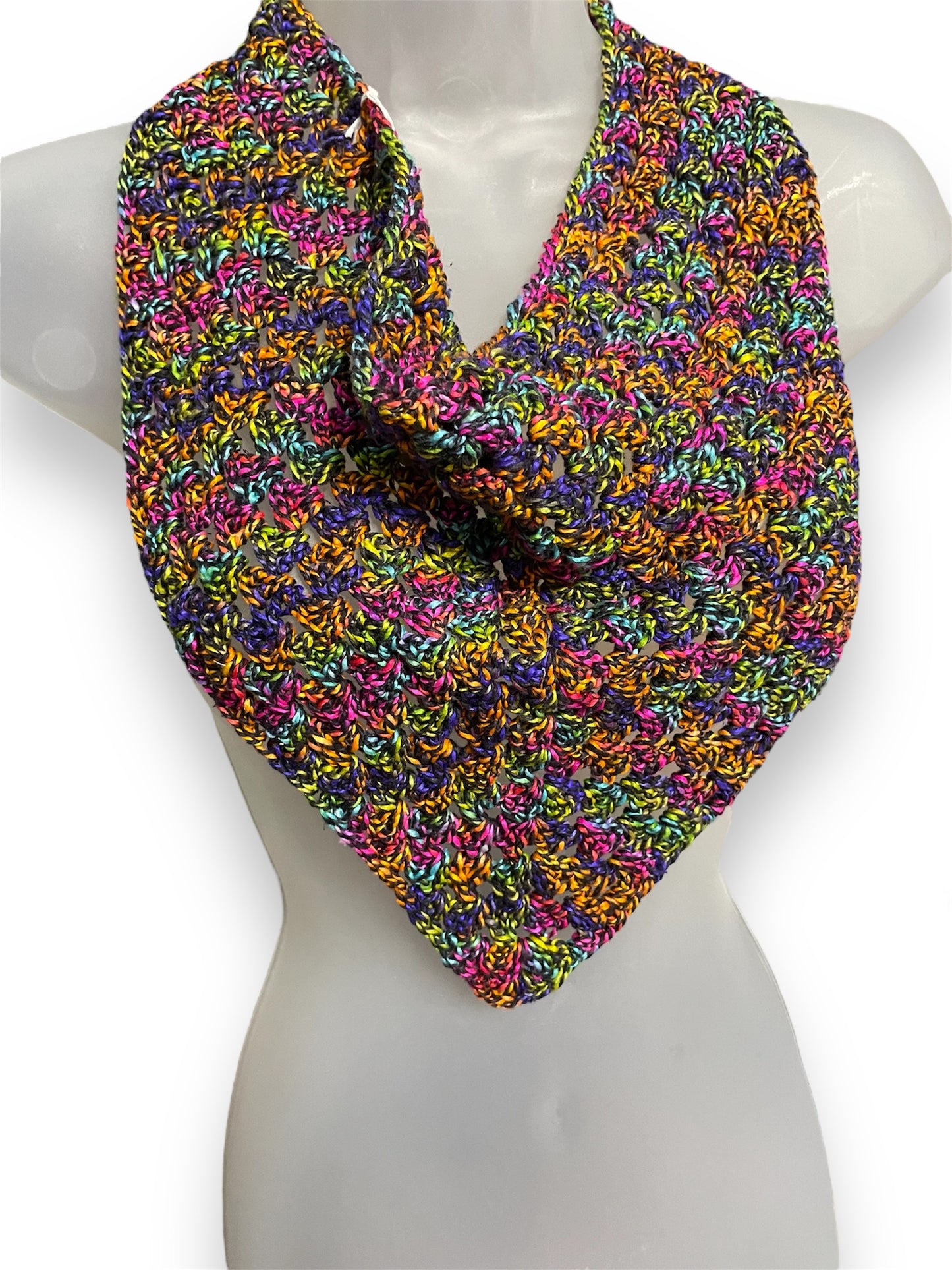 Multicolor Triangle Scarf