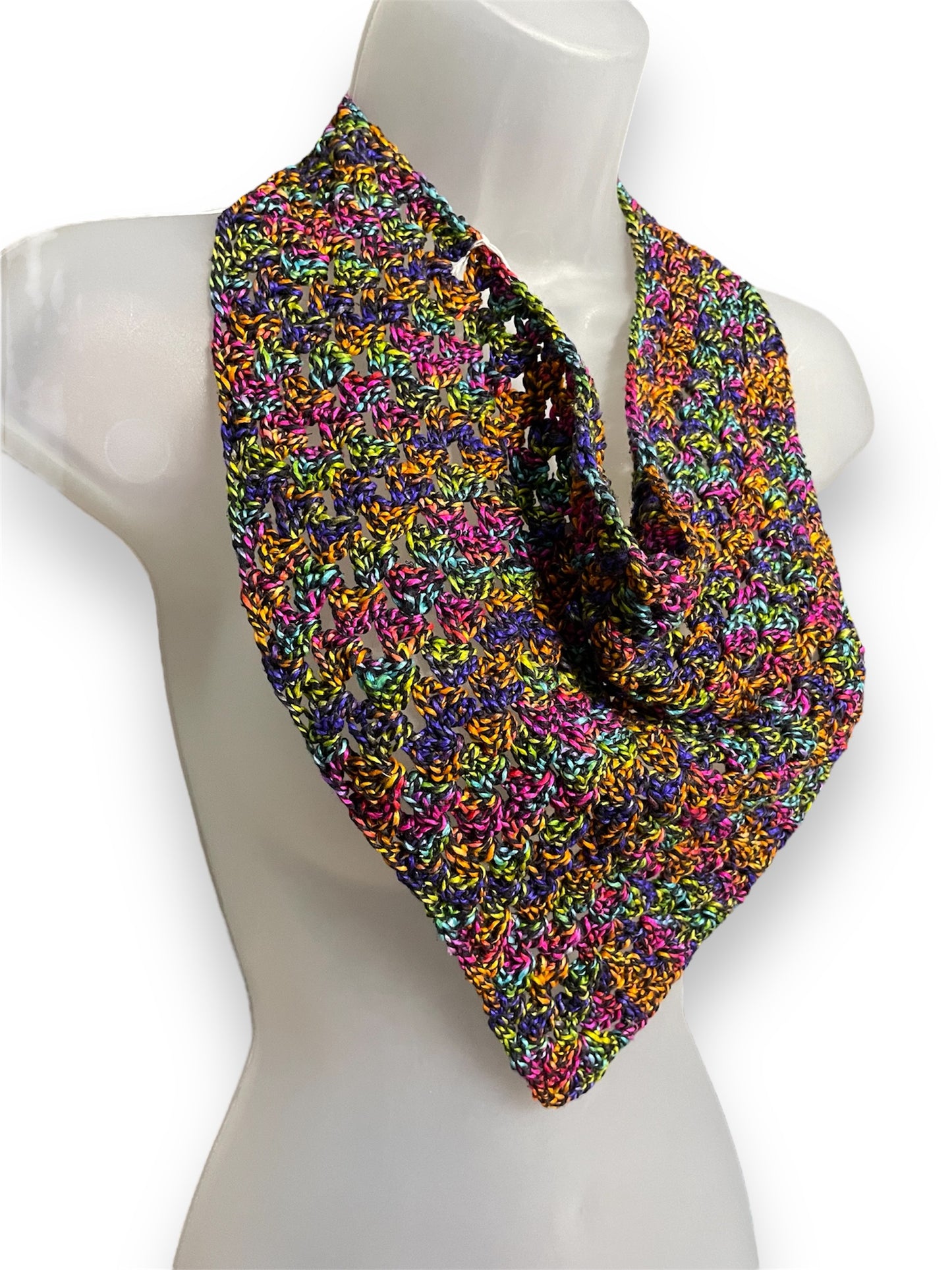 Multicolor Triangle Scarf