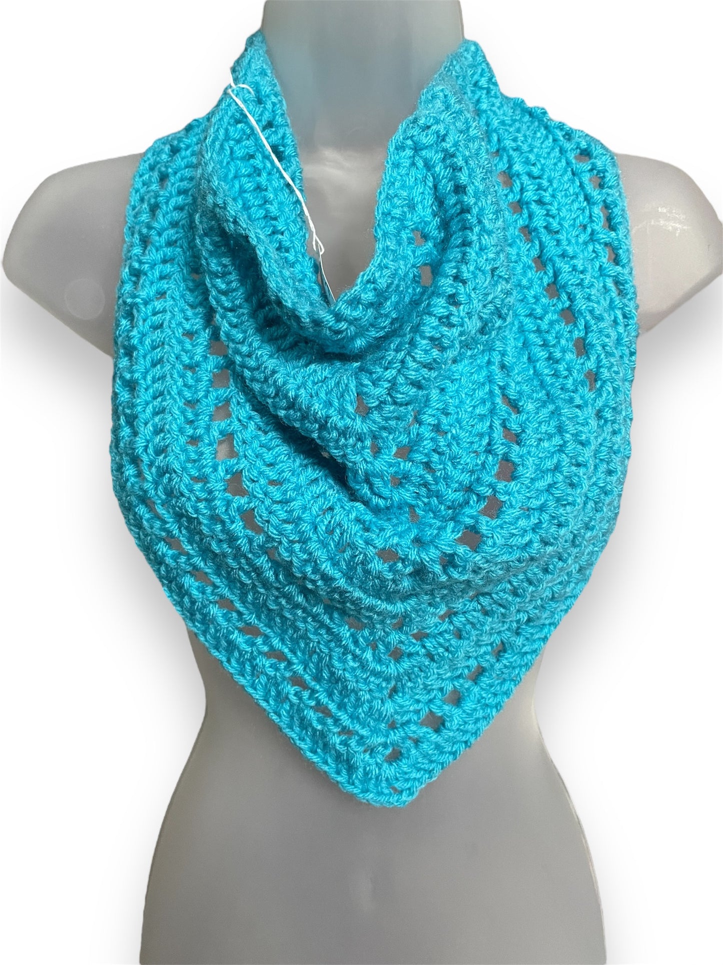 Blue Triangle Scarf