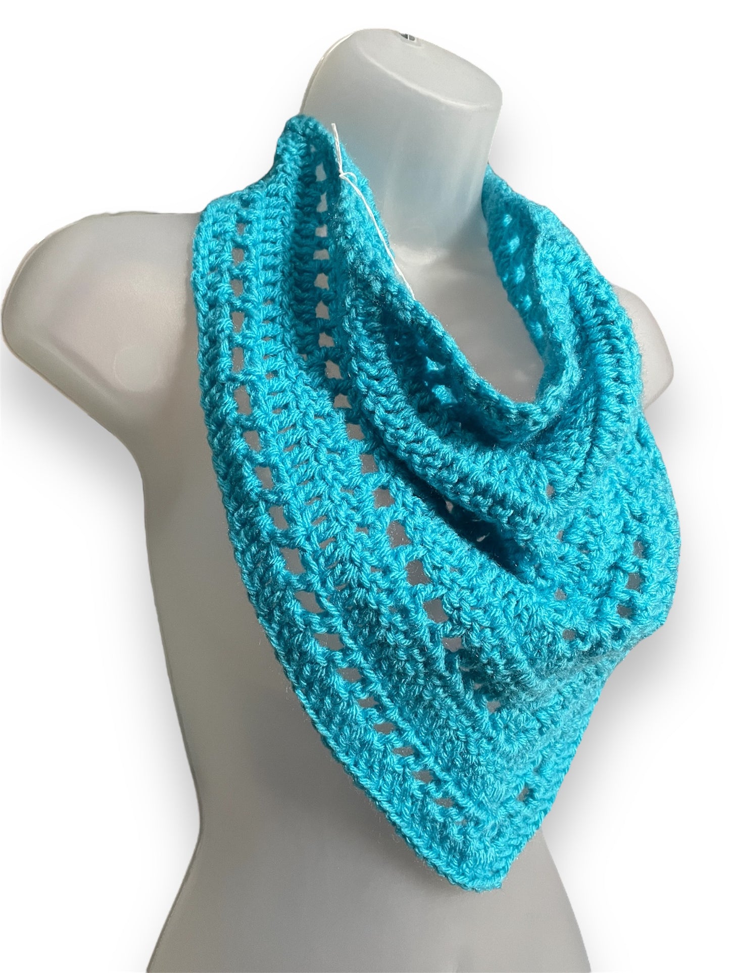 Blue Triangle Scarf