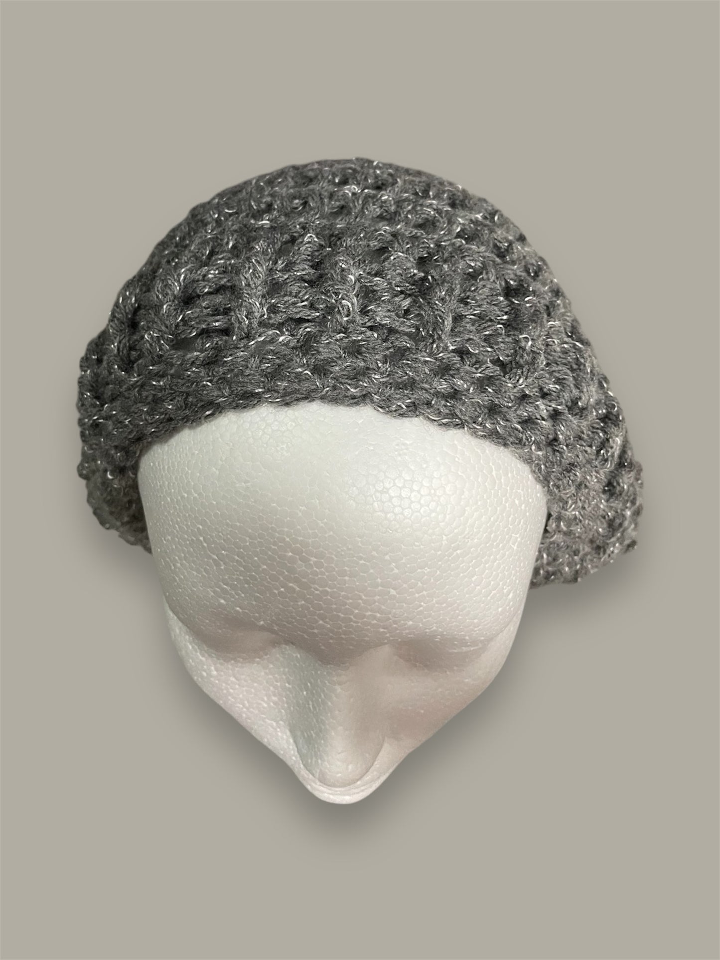 Grey Slouchy Beanie