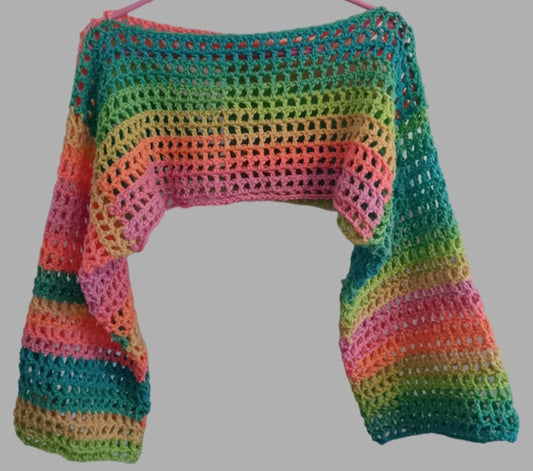 Crochet Sleeves/Shrug - Sizes XS - 10XL